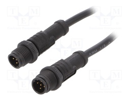 Cable: for sensors/automation; PIN: 5; M12-M12; B code-Profibus