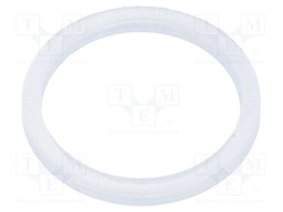 Gasket; polyetylene; D: 2mm; Øint: 18.6mm; Øout: 22.5mm; PG11