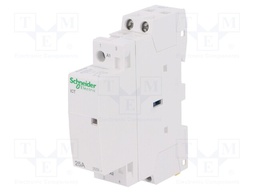 Contactor: 2-pole installation; NO x2; 230÷240VAC; 25A; DIN; ICT
