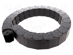 Cable chain; Series: 158; Bend.rad: 175mm; L: 1012mm