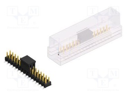 Connector: pin strips; pin header; male; PIN: 32; 2.54mm; SMT; 2x16