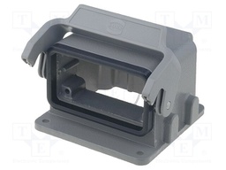 Enclosure: for rectangular connectors; Han; size 10B; with latch