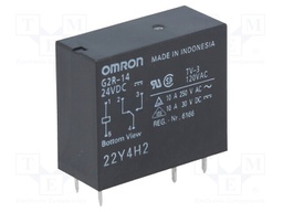 Relay: electromagnetic; SPDT; Ucoil: 24VDC; 8A/250VAC; 8A/30VDC