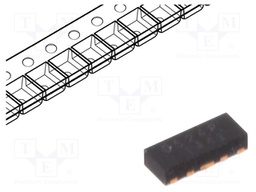 Diode: diode networks; 6V; 1A; bidirectional; 150W; SLP2510P8