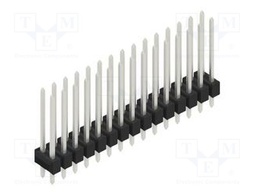 Connector: pin strips; pin header; male; PIN: 30; 2.54mm; THT; 2x15