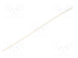 Heat shrink sleeve; thin walled,flexible; 2: 1; 1.2mm; white