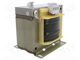 Transformer: mains; 800VA; 400VAC; 230V; Leads: terminal block