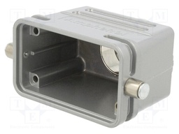 Enclosure: for HDC connectors; C146; size E10; for cable; PG21