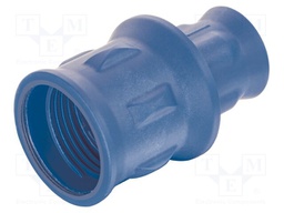 Enclosure: for circular connectors; Han F+B; for cable; straight