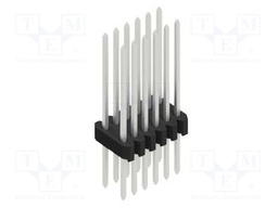 Connector: pin strips; pin header; male; PIN: 12; 1.27mm; THT; 2x6