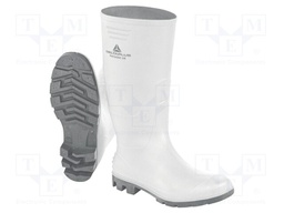 Boots; Size: 47; white-gray; Mat: PVC; bad weather,slip; high