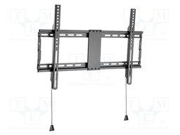 Holder; for wall mounting; 70kg; 37÷80"; black; permanent