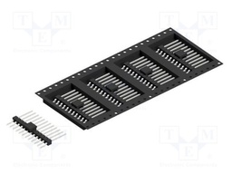 Connector: pin strips; pin header; male; PIN: 12; 2.54mm; SMT; 1x12