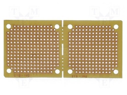 Board: universal; single sided,prototyping; W: 45mm; L: 91mm