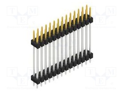 Connector: pin strips; pin header; male; PIN: 28; 2.54mm; THT; 2x14