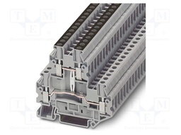 Splice terminal: rail; UT; PA; L: 64.4mm; terminals: 4; W: 6.2mm
