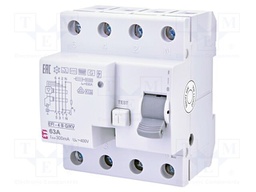 RCD breaker; Inom: 63A; Ires: 300mA; Poles: 4; 230V,400V; IP20; EFI