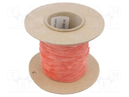 Insulating tube; Mat: silicone; red; Øint: 0.5mm; Wall thick: 0.2mm