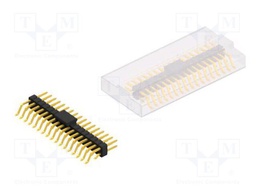 Connector: pin strips; pin header; male; PIN: 34; 2.54mm; SMT; 2x17