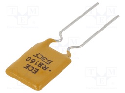 Fuse: PTC polymer; 1.6A; 8,9x15,2mm; Pitch: 5.1mm