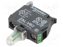 Illuminating unit; 22mm; Harmony XB4; -25÷70°C; Illumin: LED