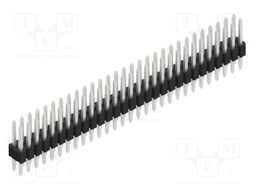 Connector: pin strips; pin header; male; PIN: 58; 1.27mm; THT; 2x29