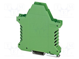 Enclosure base; green; UL94V-0; ME 17,5; for DIN rail mounting