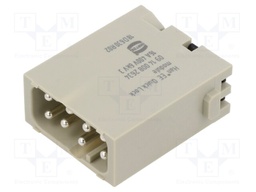 HEAVY DUTY MODULE, PLUG, 8POS, 1.5MM2
