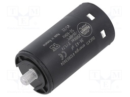 Capacitor: electrolytic; 40uF; Ø36.5x68.5mm; ±10%; M8 screw
