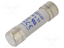 Fuse: fuse; gR; 20A; 690VAC; ceramic,cylindrical,industrial