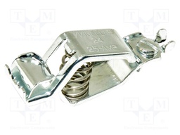 Crocodile clip; 25A; Grip capac: max.19mm; Overall len: 72mm