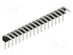 Connector: pin strips; pin header; male; PIN: 17; 2.54mm; THT; 1x17