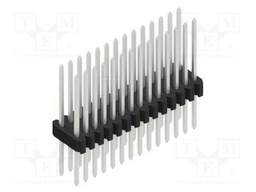 Connector: pin strips; pin header; male; PIN: 28; 1.27mm; THT; 2x14