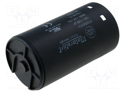 Capacitor: electrolytic; 136uF; Ø45.5x84mm; ±10%; -20÷55°C; 250VAC