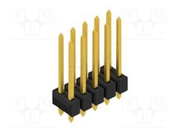 Connector: pin strips; pin header; male; PIN: 10; 2.54mm; THT; 2x5