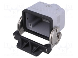 Enclosure: for HDC connectors; C-TYPE; size 44.27; IP66; PG16