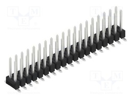 Connector: pin strips; pin header; male; PIN: 38; 2.54mm; SMT; 2x19