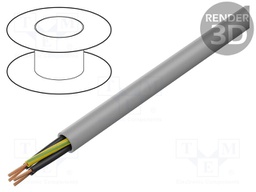 Wire; YSLY-JZ; 4G1,5mm2; unshielded; 300/500V; PVC; Cu; stranded