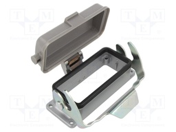 Enclosure: for HDC connectors; C146; size E16; with latch; IP65