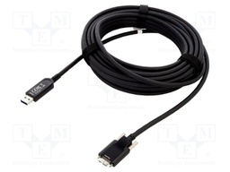Cable; optical; USB A plug,USB B micro plug; 10m; black; 10Gbps