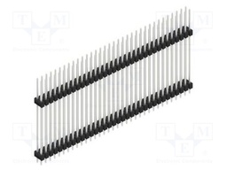 Connector: pin strips; pin header; male; PIN: 68; 2.54mm; THT; 2x34