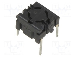 Microswitch TACT; SPST; Pos: 2; 0.05A/24VDC; THT; none; 6.5N; 6.4mm