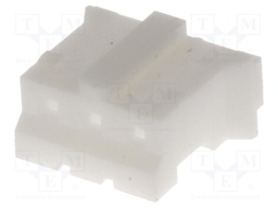 Plug; wire-board; female; PH; 2mm; PIN: 3; w/o contacts; for cable