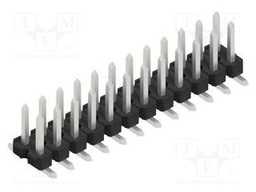 Connector: pin strips; pin header; male; PIN: 24; 2.54mm; SMT; 2x12
