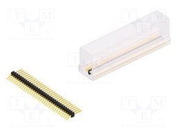 Connector: pin strips; pin header; male; PIN: 34; 1.27mm; SMT; 1x34