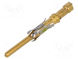 Contact; male; 120÷500um2; 26AWG÷20AWG; Type III+; gold-plated