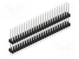 Connector: pin strips; pin header; male; PIN: 50; 2.54mm; THT; 2x25