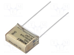 Capacitor: paper; X2; 47nF; 275VAC; 15.2mm; ±20%; THT; Series: P409