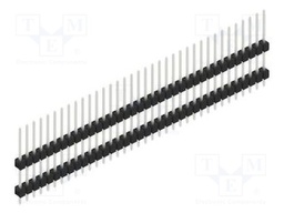 Connector: pin strips; pin header; male; PIN: 36; 2.54mm; THT; 1x36