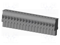 Connector: pluggable terminal block; plug; female; angled 90°